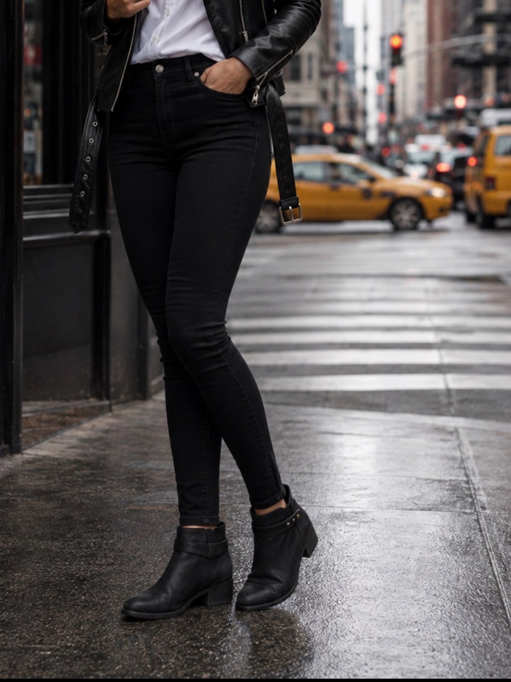 Vince Camuto Black Studded Ankle Booties